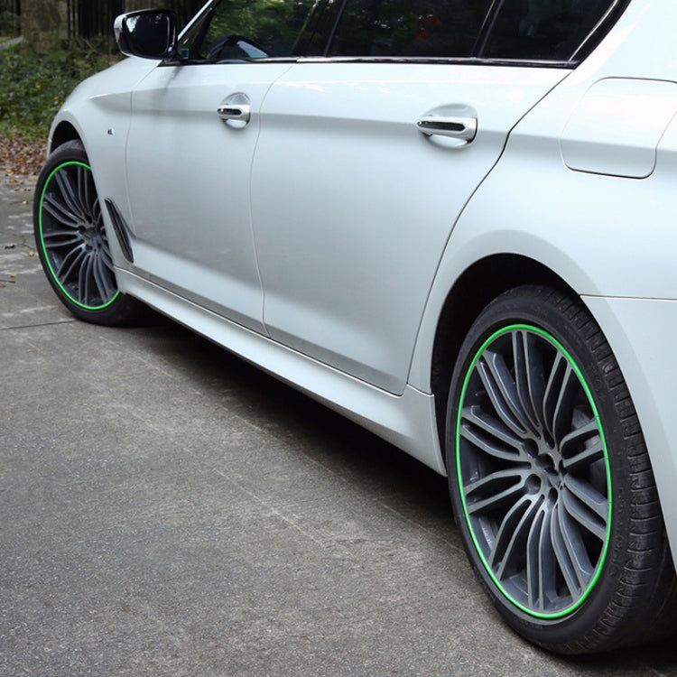 Car Wheel General TPE Protection Ring Bumper Wheel Decoration Modification Supplies(Green) by buy2fix