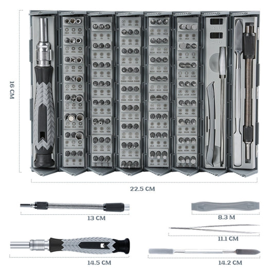 126 in 1 Bamboo Hand Screwdriver Set Multifunctional Precision Repair Set(As Show) by buy2fix