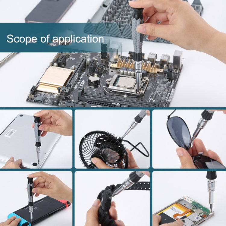 126 in 1 Bamboo Hand Screwdriver Set Multifunctional Precision Repair Set(As Show) by buy2fix