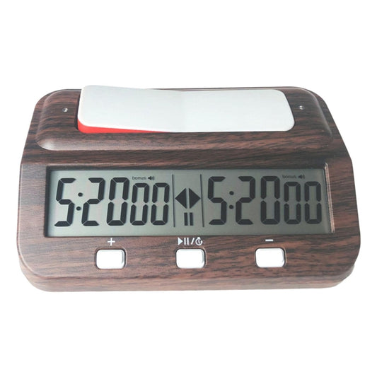 HQT101w Plastic Chess Clock Go Chess Timer(Wood Grain) by buy2fix