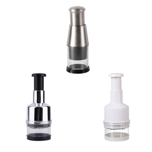 Press Kitchen Cutter Garlic Onion Pat Knife, Specification: Plating Silver by buy2fix