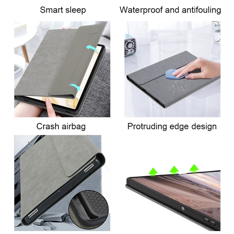For Samsung A8 10.5 inch Adjustable Tablet Waterproof Anti-drop Protective Cover(Gray) - Other Galaxy Tab PC by buy2fix | Online Shopping UK | buy2fix