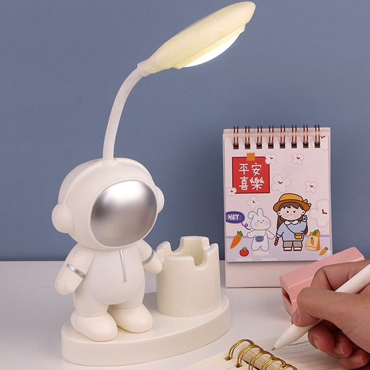 T509 Astronaut Pen Holder Desk Lamp with Pencil Sharpener Function(Blue) by buy2fix