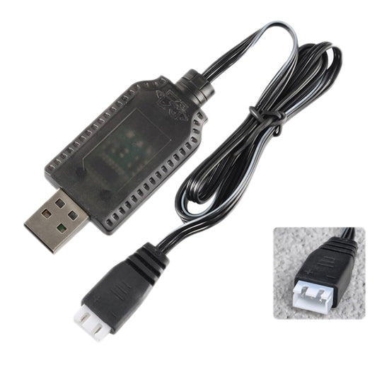 7.4V Lithium Battery Charger Toy Aircraft Accessories USB Data Cable(XH-3P) by buy2fix