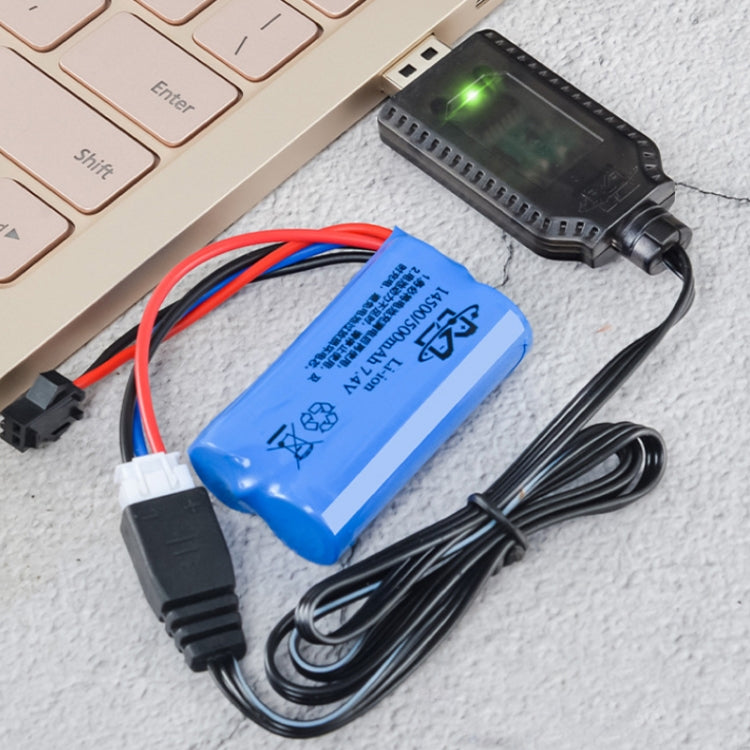 7.4V Lithium Battery Charger Toy Aircraft Accessories USB Data Cable(XH-3P) by buy2fix