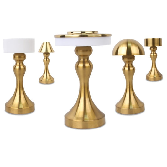 Retro Bar USB Rechargeable Metal Touch Desk Lamp, Specification: Gold(A Model) by buy2fix