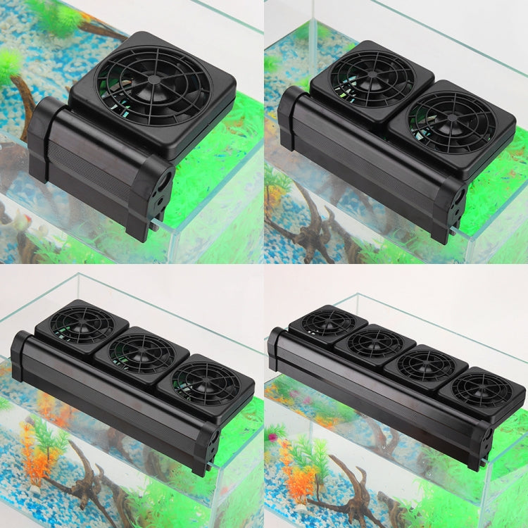 Fish Tank Cooling Fan Cooling Silent Aquarium Fan, Specification: 4 Head EU Plug - Fish Tanks & Accessories by buy2fix | Online Shopping UK | buy2fix