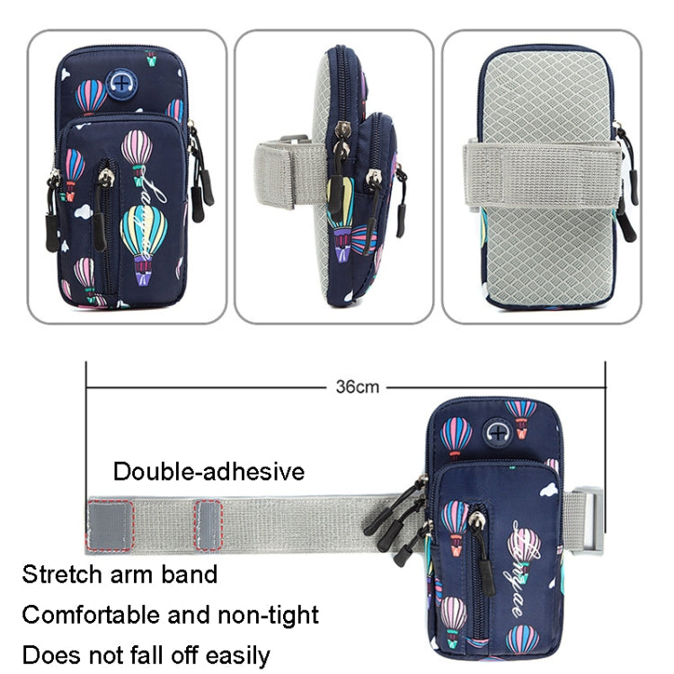 B089 Large Outdoor Sports Mobile Phone Arm Bag Riding Mountaineering Fitness Mobile Phone Case(Red) - 5.5~6.5 inch by buy2fix | Online Shopping UK | buy2fix