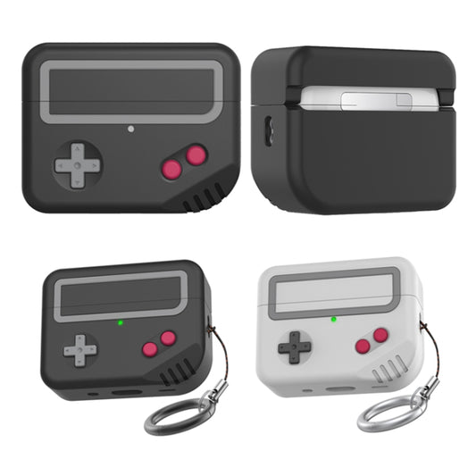 For AirPods Pro 2 AhaStyle PT-JY07 Split Silicone Cartoon Earphone Protective Case(Black) by AhaStyle