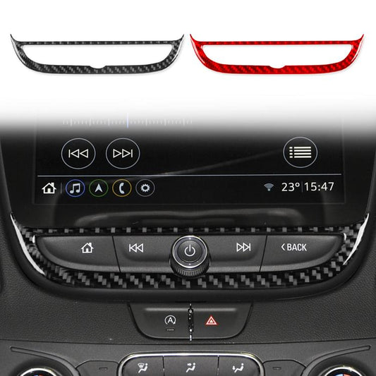 For Chevrolet Malibu 2016-2024 Left-hand Drive Navigation Button Frame Sticker(Black) - Car Interior Mouldings by buy2fix | Online Shopping UK | buy2fix