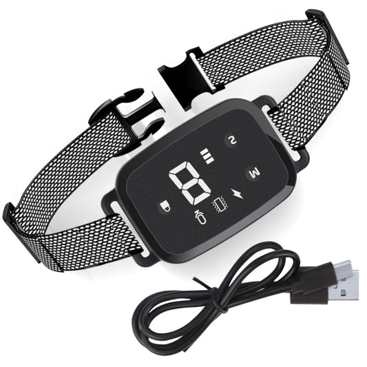 Intelligent Automatic Electric Strike Collar Touch Digital Display Rechargeable Waterproof Dog Trainer Stop Barker by buy2fix