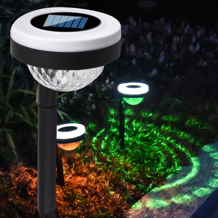 Outdoor Solar LED Dual Light Source Ground Plug Light, Model: JG04801 Color Light by buy2fix