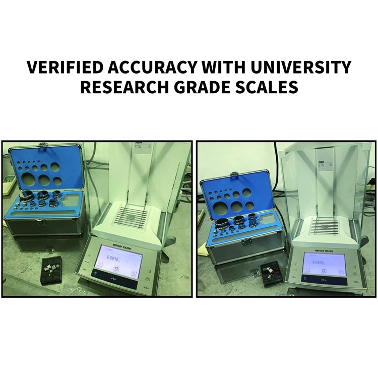 25pcs/set F1 Level 1mg-1kg Stainless Steel Standard Weights by buy2fix