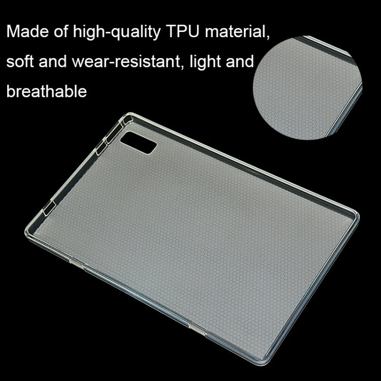 For Blackview Tab 15 / Tab 15 Pro Black Lightweight Matte Tablet Protective Cover Anti-Drop Silicone Case by buy2fix