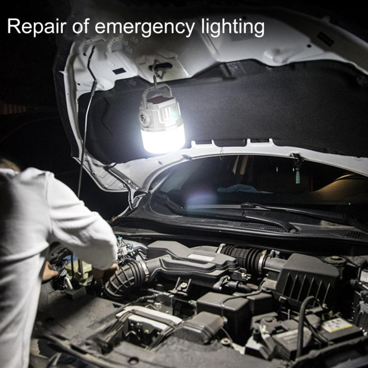 C52 Multifunctional Solar Camping Light Zoomable Waterproof Tent Light With USB Output(Green) by buy2fix