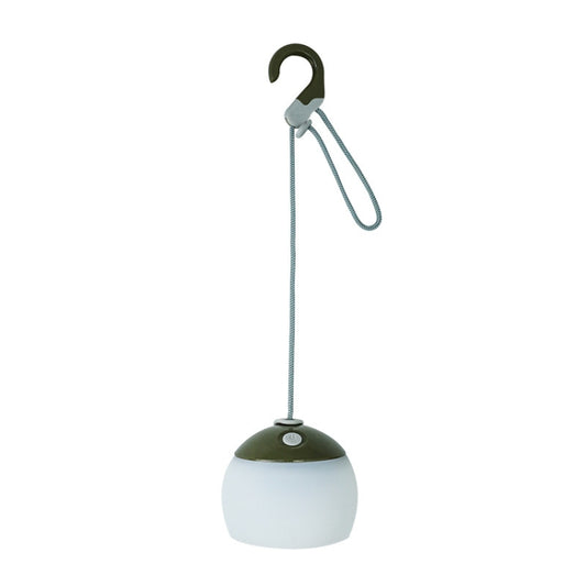 Retro Camping Lantern Rechargeable Haning Hook Night Light(Green) by buy2fix