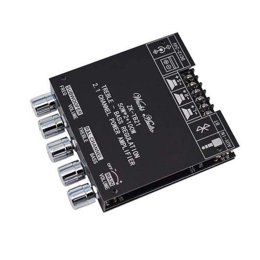 ZK-TB21 TPA3116D2 High & Low Pitch Adjustment 2.1 Channel Bluetooth Full Digital Power Amplifier Module by buy2fix