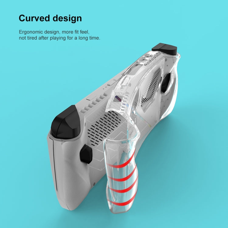 For ASUS Rog Ally Game Console All-in-one TPU Soft Protective Case(Transparent) by buy2fix