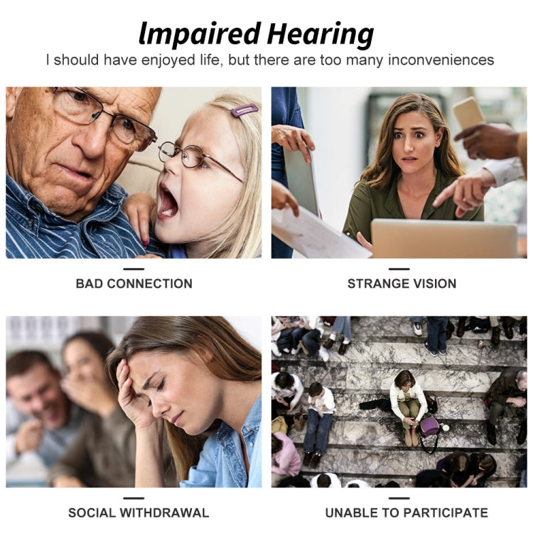 AN127 Invisible In-Ear Hearing Aid Sound Amplifier For The Elderly And Hearing Impaired(Skin Color Right Ear) by buy2fix