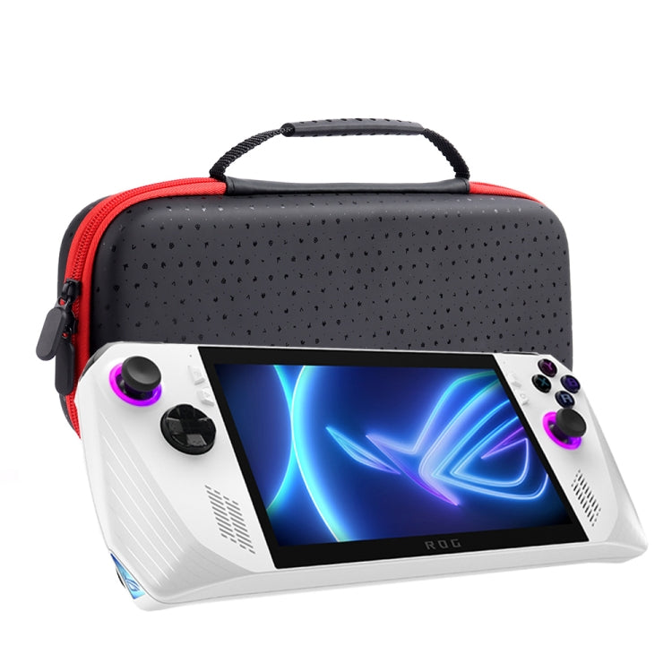 For ASUS ROG Ally Game Console Portable PU Waterproof Storage Box(Red) by buy2fix