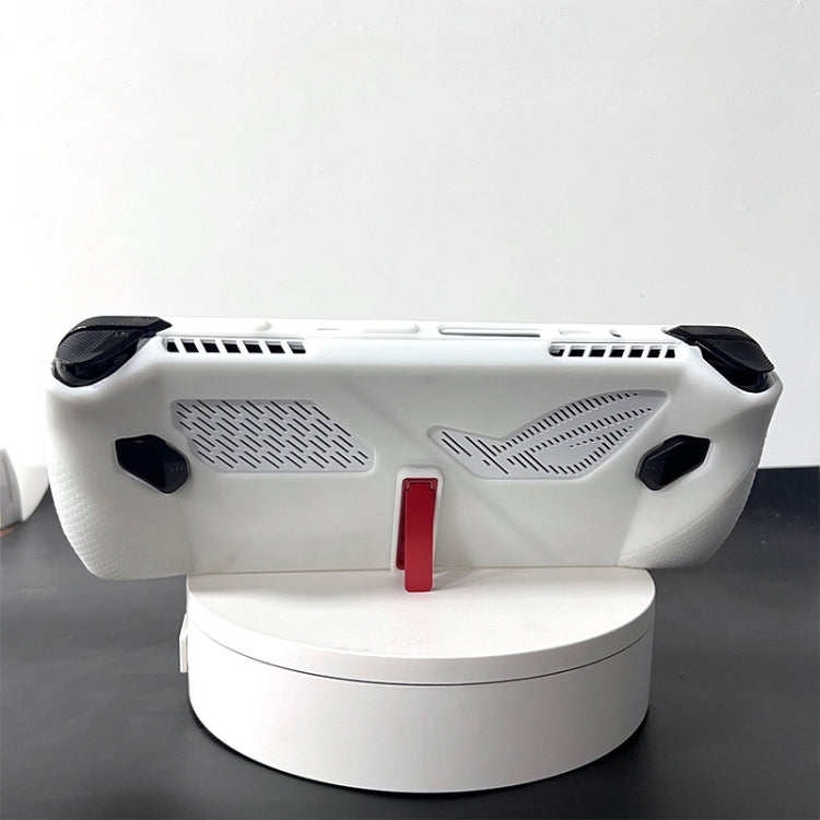 For ASUS ROG Ally Handheld Game Console Silicone Drop-proof Protective Case All-inclusive Case(Blue) by buy2fix