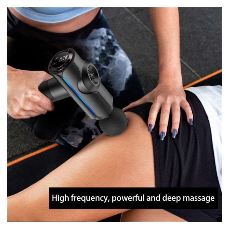 20-speed Touch Control Fascia Massager with 6 Massage Heads,CN Plug(Silver) by buy2fix