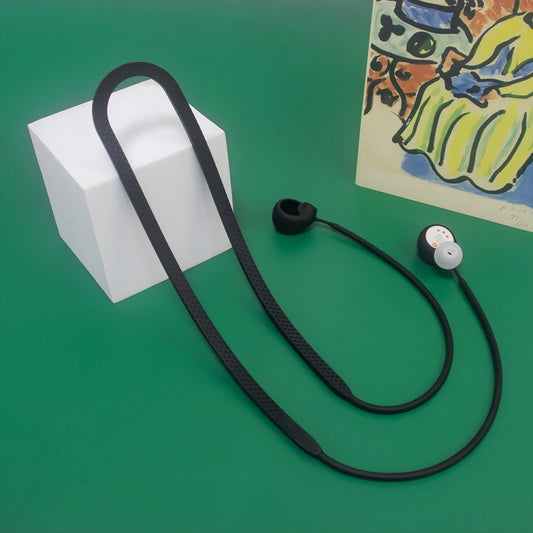 For Sony WF-C700B/WFC-700N 2pcs Bluetooth Headset Silicone Anti-Lost Rope(Black) by buy2fix