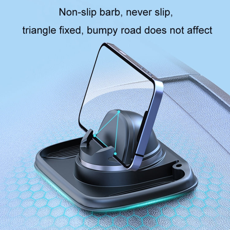 3 In 1 Multifunctional Car Phone Holder Dashboard Bracket Decoration(Black) by buy2fix