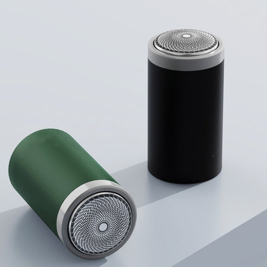 Motorized Men Mini Travel Portable Beard Razor Washable(Black) by buy2fix