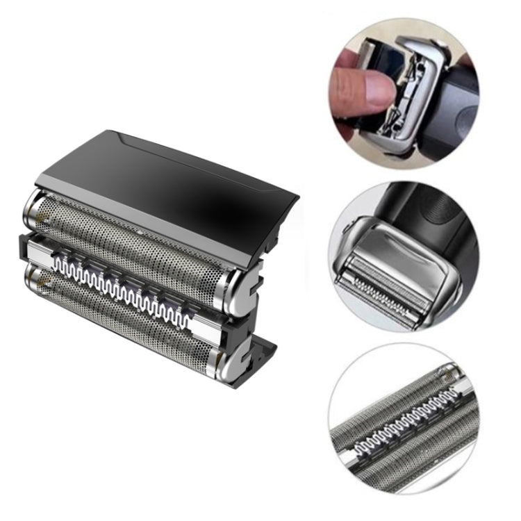 For BRAUN 5 Series/52B Electric Shaver Head Upgraded Omentum Assembly(With Words) by buy2fix