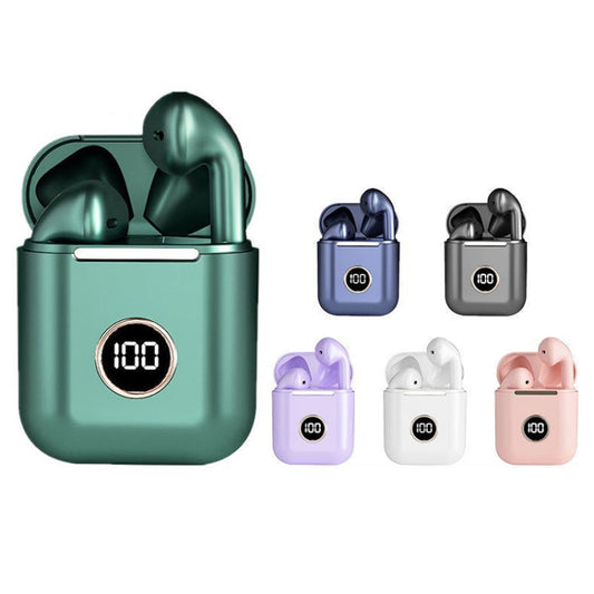 X1 TWS LED Digital Display Wireless Noise Reduction Sport Bluetooth Headphone(Green) by buy2fix