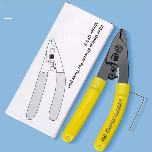 CFS-3 Fiber Optical Stripper 3 Holes Plier for OM1 OM2 OM3 OM4 Fiber Cable Jacket by buy2fix