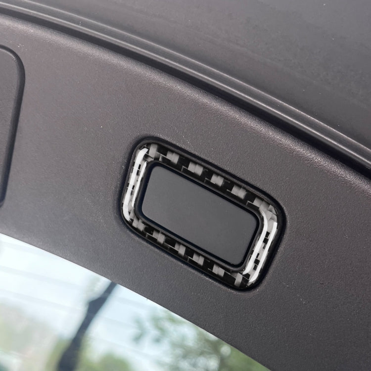 For Jaguar F-TYPE 2013+ Left And Right Drive Universal Trunk Button Sticker(Black) by buy2fix