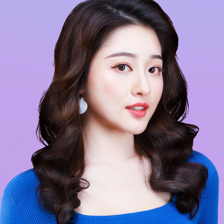 Extended Automatic Ceramic Curling Iron 32mm Shaped Big Wave Styling Tools,CN Plug(Green) by buy2fix