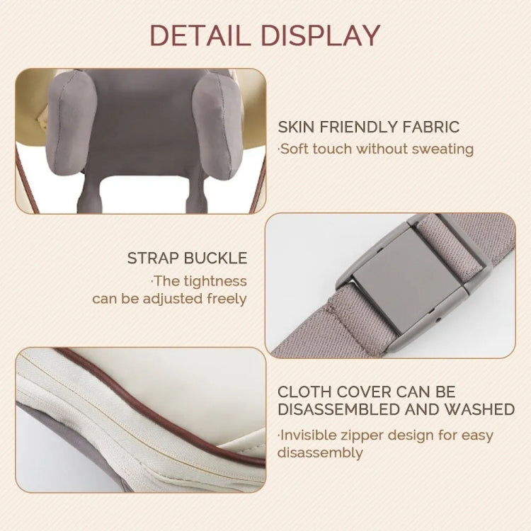 Electric Neck And Shoulder Massager Shiatsu Back Neck Massager With Heat(Gray) by buy2fix