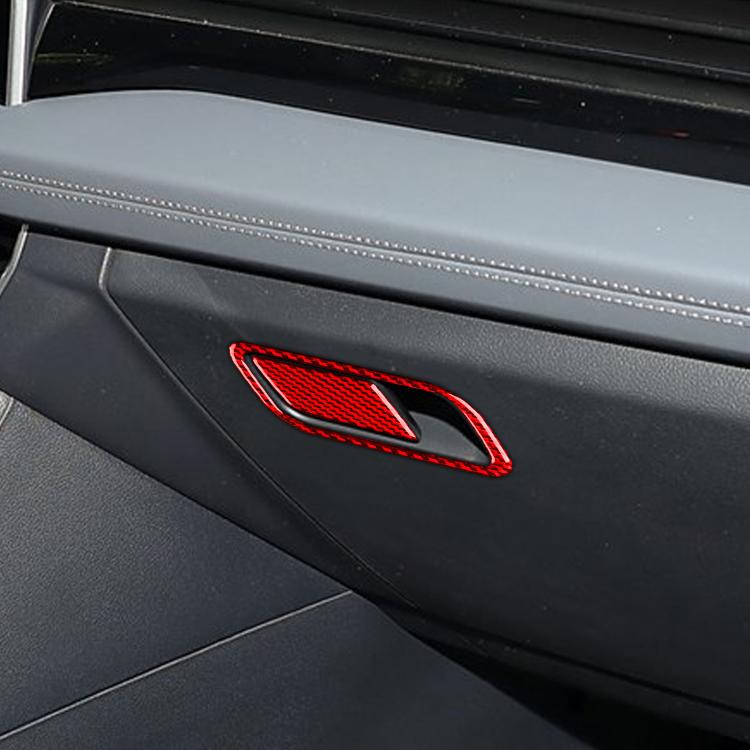 For Volkswagen Sagitar 2019-2023 2pcs /Set Left-hand Drive Co-pilot Handle Panel Sticker(Black) - Car Interior Mouldings by buy2fix | Online Shopping UK | buy2fix