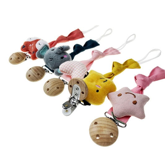 Animal Head Pacifier Chain Newborn Pacifier Clip, Style: Bears by buy2fix