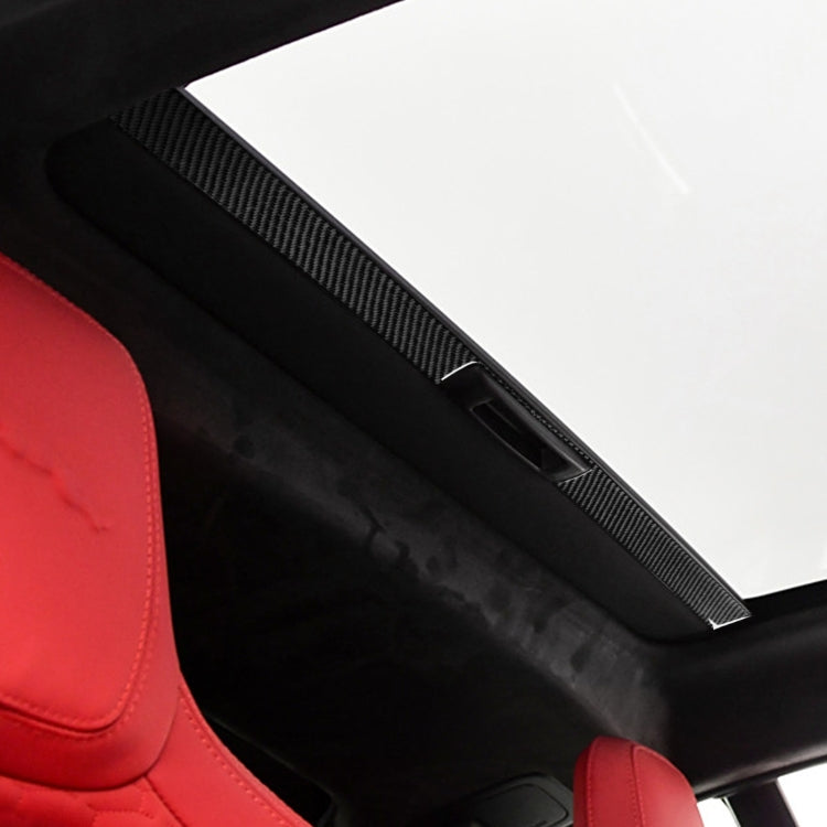 For Jaguar F-TYPE 2013+ Universal Sunroof Handle Sticker For Left And Right Drive(Red) by buy2fix