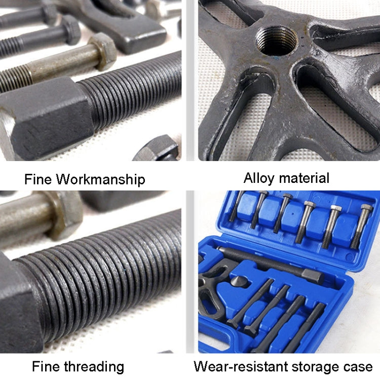 13pcs /Set 3 Claw Pama Steering Wheel Disassembly Device Auto Repair Tool(A Blue Plastic Box) by buy2fix