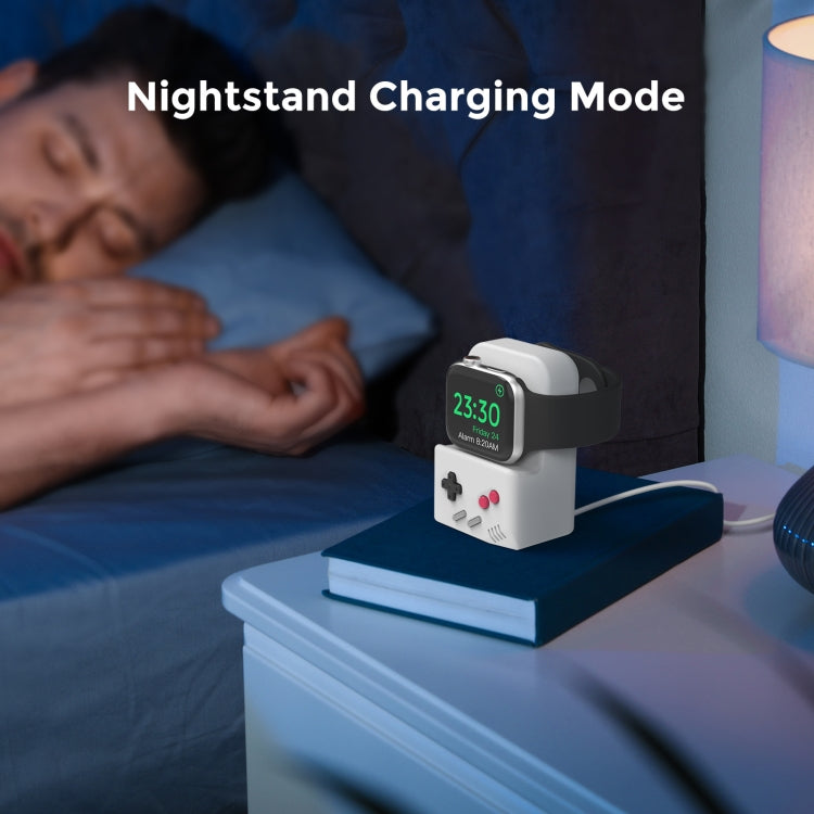 For Apple Watch Silicone Charging Stand Charging Base Storage Stand Without Charger(Midnight Blue) by buy2fix