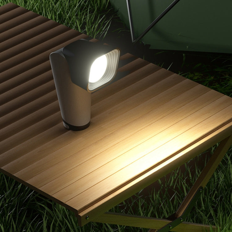 Multifunctional Reading Desk Lamp Flashlight Wall Mounted Bedside Lamp Folding Camping Lamp(White) by buy2fix