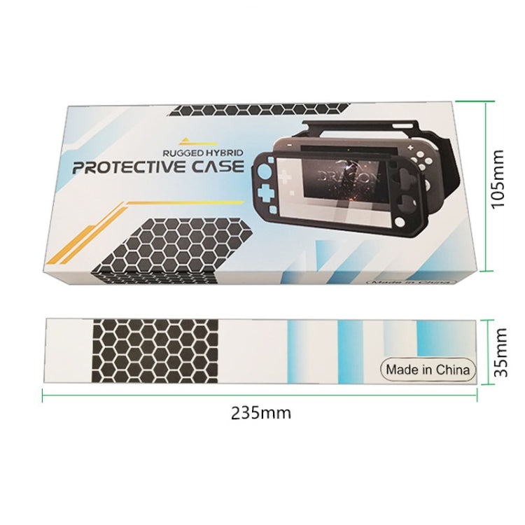 For Nintendo Switch Lite Full Cover Protective Shell TPU Console Case(Black) by buy2fix