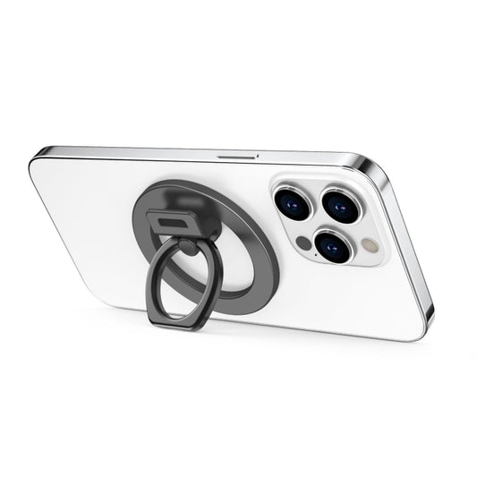 AhaStyle DD02 Magnetic MagSafe Zinc Alloy Cell Phone Expansion Stand For IPhone 12/13/14/15 Series(Black) by AhaStyle