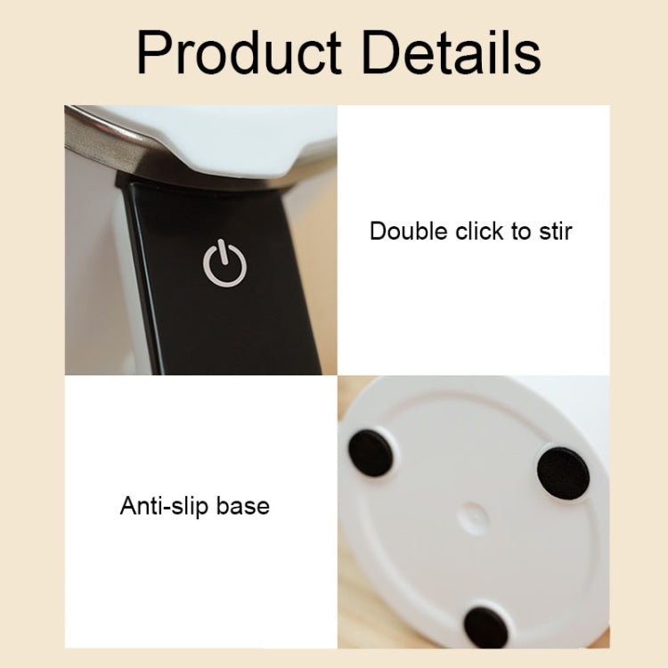 JB-01 Intelligent Temperature Measuring Magnetic LCD Digital Display Automatic Mixing Cup(White) by buy2fix