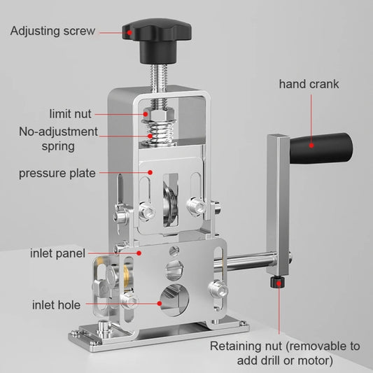 Household Hand-Cranked Small Stripping Machine Waste Wire And Cable Stripping Tool, Style: Peeling Machine by buy2fix