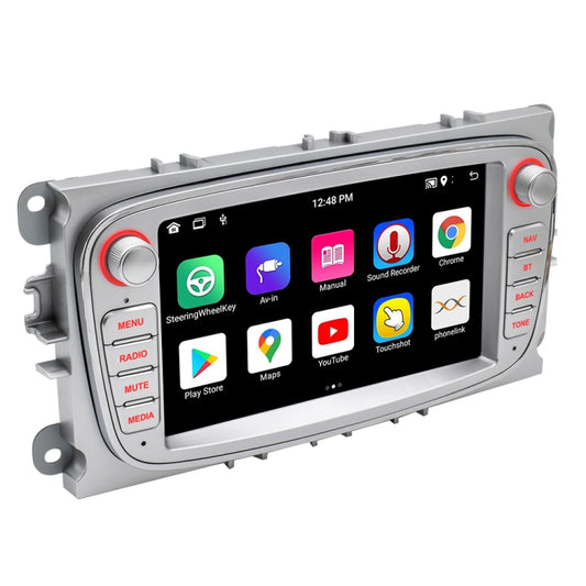 For Ford Focus 7 Inch HD Android Navigation Bluetooth RDS Radio, Size: 2+64G(Silver) by buy2fix