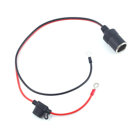 Car Cigarette Lighter Female Socket With 20A Fuse Tube, Cable Length: 30cm by buy2fix