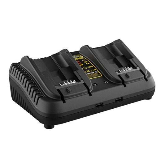 DCB102 For DeWalt 10.8V-20V Lithium Battery Dual Charger, Plug: US by buy2fix