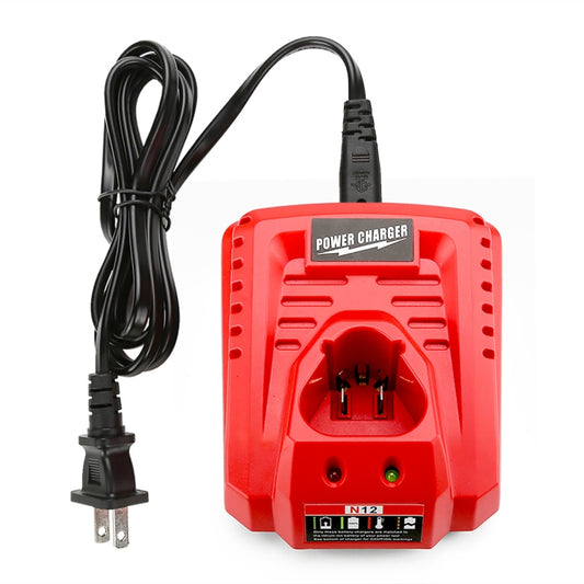 N12 For Milwaukee 10.8/12V Electric Tool Lithium Battery Fast Charger, Plug: UK by buy2fix
