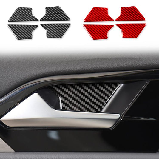 For Volkswagen Sagitar 2019-2023 4pcs /Set Left-hand Drive Door Inner Bowl Sticker(Red) - Car Interior Mouldings by buy2fix | Online Shopping UK | buy2fix